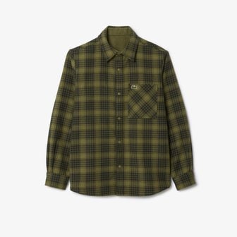 라코스테 [시흥점] 남성 리버서블 더블페이스 플란넬 셔츠 CH4612-54N