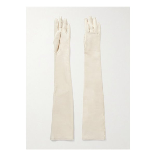 케이트 레모 로고 가죽 장갑 크림 46376663162888163