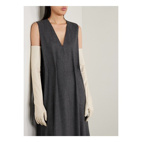 케이트 레모 로고 가죽 장갑 크림 46376663162888163