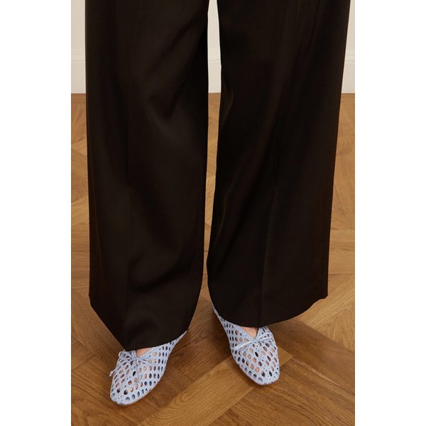 르 몽드 베릴 가죽 발레리나 플랫 스카이 블루 46376663163077905