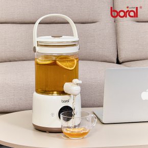 보온포트 3L 클래식 티포트 자동추출 내열유리 터치패널 BR-T25WJ