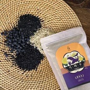 국산 곡물 100% 흑미수 500g (서리태60%, 흑임자 20%)