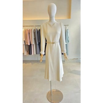 JJ지고트 [여주점] [JJ 지고트] 여성 롤업 퍼프 슬리브 플레어 원피스 GP2A0OP221