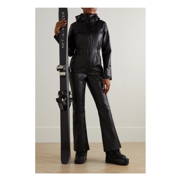 퍼펙트 모먼트 코리 인조 가죽 스키 수트 블랙 1647597281466585