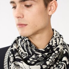 [이누이에디션] CARRE LUDWIG BLACK SCARF_INCA201LU01