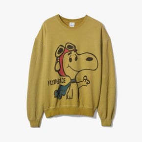 [샌프란시스코 마켓] FLYING SWEATSHIRT YELLOW BEIGE / WID2M60003A29