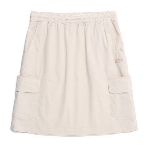 [여주점] N252WSK010 여성 우븐 카고 스커트 LBEIGE