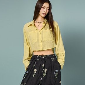 S902 포켓 크롭 셔츠