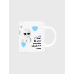 SUNGLASSES CHICHI HEART-BLUE(머그컵)