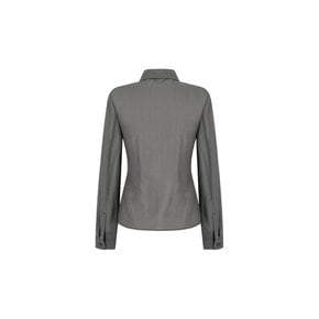 아모멘토 26FW Sheer Cotton Shirt, Grey