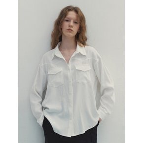 Modern Stitch Western Shirts (Ivory)