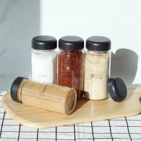 레터링 양념통 용기 조미료통(400ml)4개+스티커증정