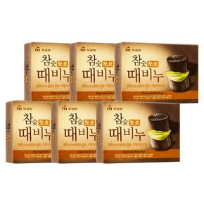 6개무궁화 참숯 때비누 90g