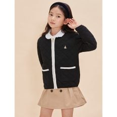 [BEANPOLE KIDS] 여아 저지 퀼팅 점퍼  블랙 (BI4839G015)