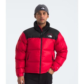 남성 1996 레트로 눕시 Nuptse 패딩 자켓 TNF Red