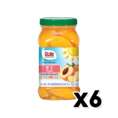 Dole 후룻바틀 황도 과일컵 666g x 6개