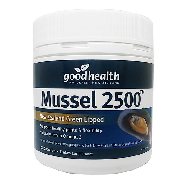 굿헬스 초록입홍합 머셀 Mussel 2500MG 300캡슐