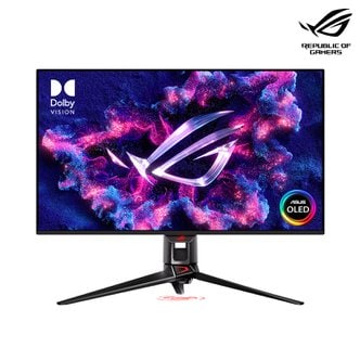 ASUS ROG SWIFT PG32UCDM 82Cm(32) QD-OLED 평면 4K UHD 240Hz 게이밍 모니터 3년보증