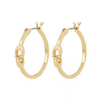 코치 [부산점] 시그니처 여성 후프 귀걸이 408160 GLD 710