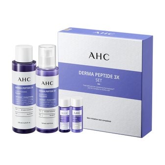 AHC 더마 펩타이드 쓰리 엑스 세트(토너 200ml+로션 150ml+토너 20ml+로션 20ml)