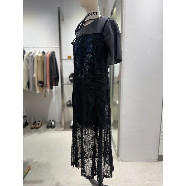 [여주점] 워머 SET 레이스 뷔스티에형 롱 원피스  ER2WO360