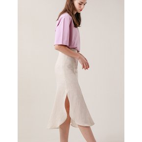 LINNEN TULIP SKIRT -BG