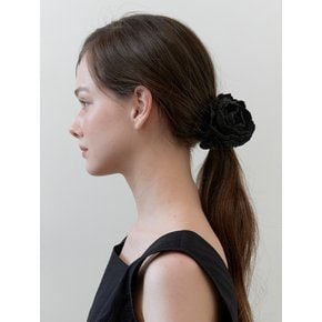 cooing rose scrunch - black