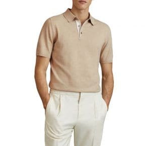 4886122 Reiss Finch Heathered Polo Sweater