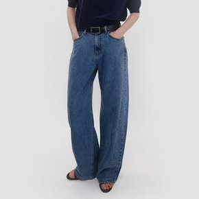 [SSG 단독] CURVED LINE WIDE DENIM_BLUE J242FDM998