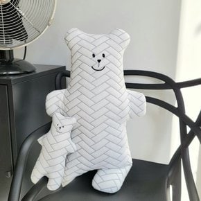 아이스랜드 시원한 냉감원단 곰인형 2종세트 (60cm+23cm)