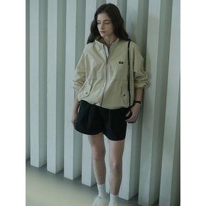 Compact weather cotton string jumper_Beige