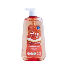 애경 순샘 구연산자몽 1kg 용기 X 3개