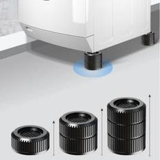 진동 방지 발 패드 고무 매트 슬립스톱 사일런트 범용 세탁기 냉장고 지지 높이 증가 3.3 cm 6.3 9.3cm