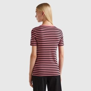 Striped short sleeve tshirt_3OA6E16A071F