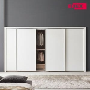 ENEX ExW 카렌 PET 슬라이딩 붙박이장 300cm 10자 안방 시공