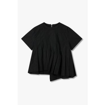 SACAI [사카이]  여성 플리티드 포플린 풀오버 6415320105