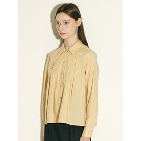 4-tuck shirt_yellow