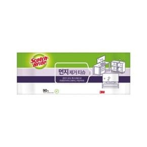 3M 세정티슈 스카치브라이트 먼지 제거티슈 90매 x 5팩