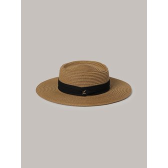 라미네즈 Straw Panama Hat - Black