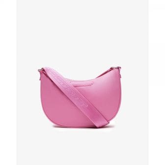 이스퀘어 4181350 Lacoste Contrast Branding Halfmoon Bag - WILD ROSE CORRIDA