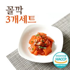 [HACCP] 한옹 꼴깍(꼴뚜기&깍두기)400g (3개)