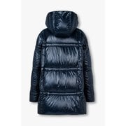 여성 디태처블 후드 다운 패딩 코트 4625302527000