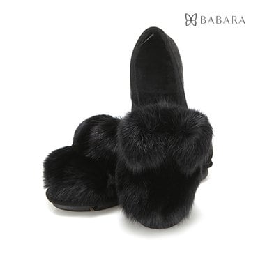 BABARA 바바라 퍼 로퍼 BBB579BK