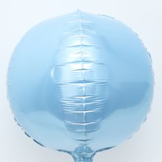 3D 입체 오브 원형 풍선 (블루)