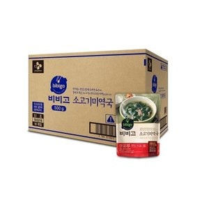 비비고 소고기미역국 500g x 18팩