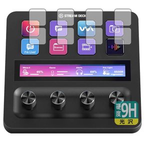 PDA 공방 Elgato STREAM DECK + 대응 9H 고경도 광택 보호 필