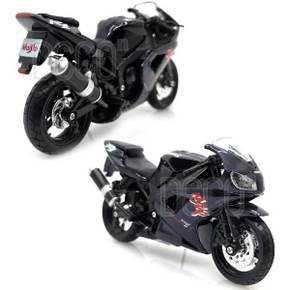1:18 야마하 YZF-R1 블랙 오토바이 미니카 다이캐스트 피규어