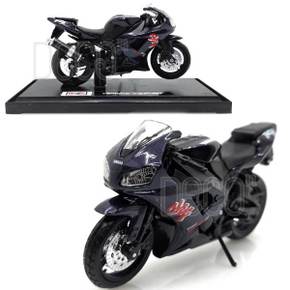 1:18 야마하 YZF-R1 블랙 오토바이 미니카 다이캐스트 피규어