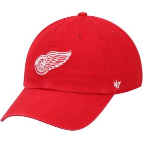 5167975 47 Mens Red Detroit Wings Clean Up Adjustable Hat