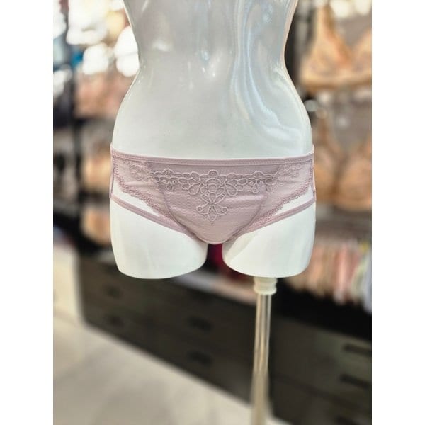 [시흥점] S 비너스 ) 24AW 모던자수 패드 브라 세트 헴팬티 [VPT1494H-LI]